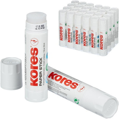 Клей карандаш 20г KORES Paper Stick/8шт