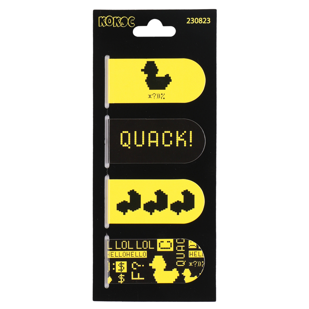 Закладка магнитная 25*55 4шт Cool Duck Кокос