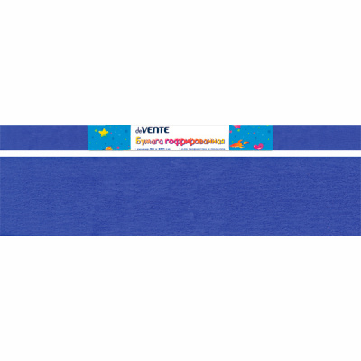 Креп-бумага 50*250см 32г/м2 синяя Attomex