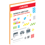 Бумага А4 50л 80г/м неон оранжевая Devente 