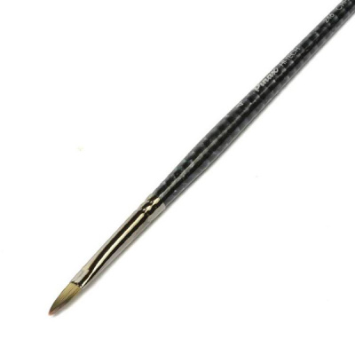Кисть №4 синтетика плоскоовальная язык Pinax 