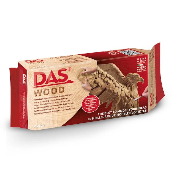 Паста моделирующая 350гр с эффектом дерева WOOD DAS