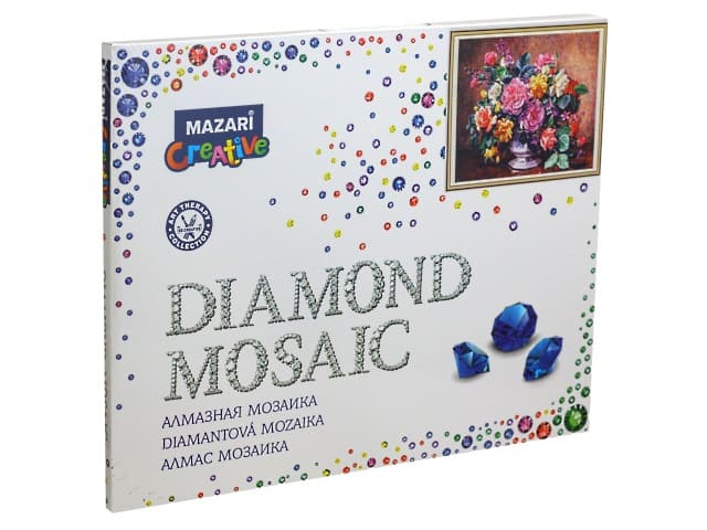 Алмазная мозаика 40*50см Яркий букет-4 Mazari