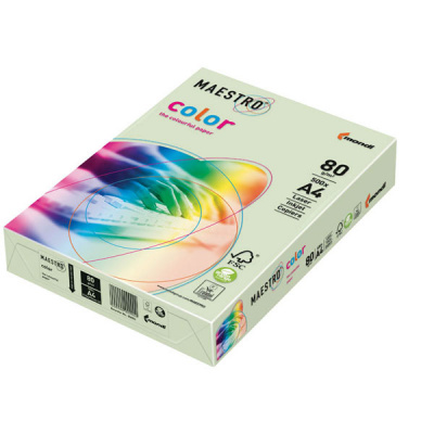 Бумага А4 500л Maestro Color pale св зелен 80г/м