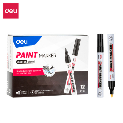 deli-eu500-bk-paint-marker1