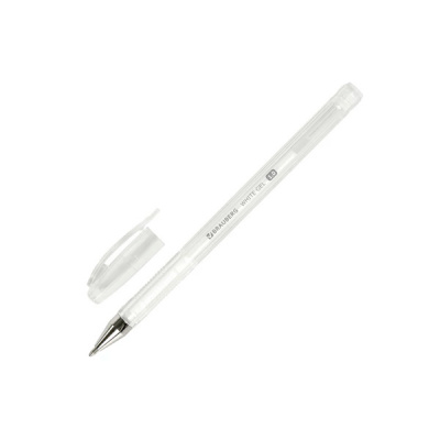 Ручка гелевая  0,5мм White Pastel Brauberg