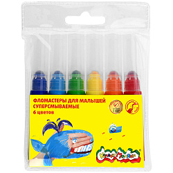 Фломастеры 06цв утолщенные Каляка-Маляка