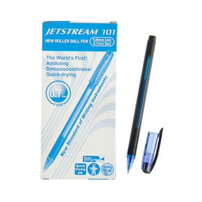 Ручка шар. 0,7мм синяя Jetstream 101 UNI 1/12шт