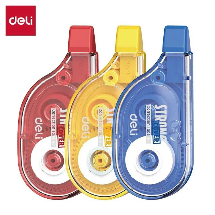 Корректирующая лента 5мм*6м микс Deli /12