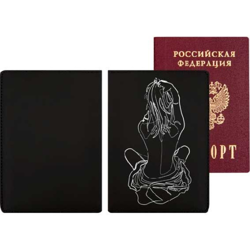 Обложка для паспорта кожзам Dream Girl DeVente