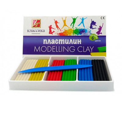 Пластилин 06цв Классика (Детство) Луч