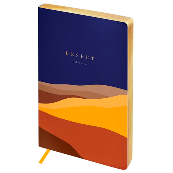 Записная книга А5 80л линий кожзам Лайт Utility Desert Greenwich Line