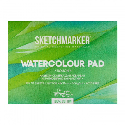 albom_dlya_akvareli_sketchmarker_300g_kv_m_310kh410mm_10l_skleyka_krupnoe_zerno_khlopok_100