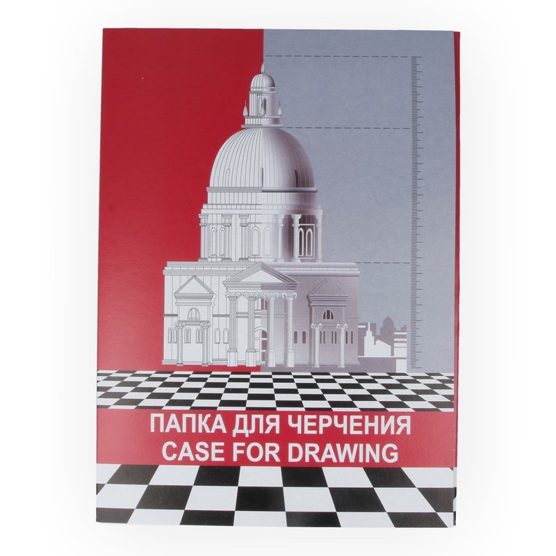 Папка для черчения А4 10л 180г/м2 без рамки Лилия Холдинг //30
