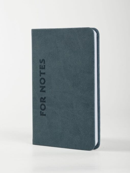 Записная книжка 90*140мм 80л линия кожзам синий For Notes Альфа-Тренд