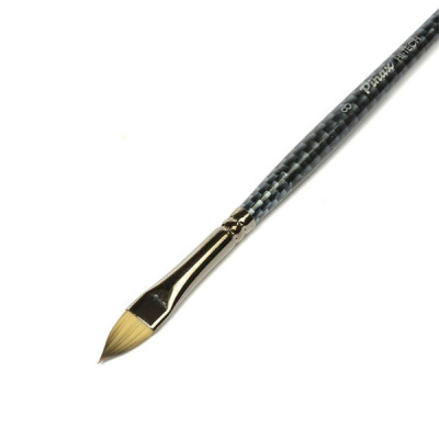 Кисть №8 синтетика плоскоовальная язык Pinax 