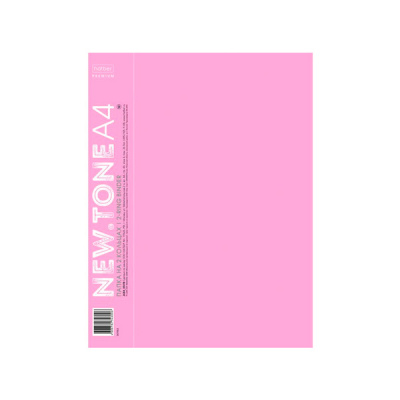 Папка пласт на 2-х кольцах А4 25мм Premium NEWtone Pastel Пион Hatber