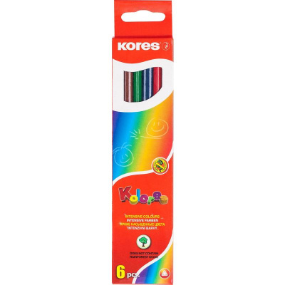 Карандаши 06цв Kores шестигранные 2,9мм
