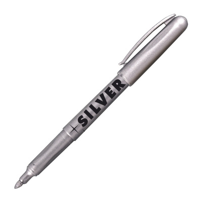 Маркер перм. серебряный Centropen