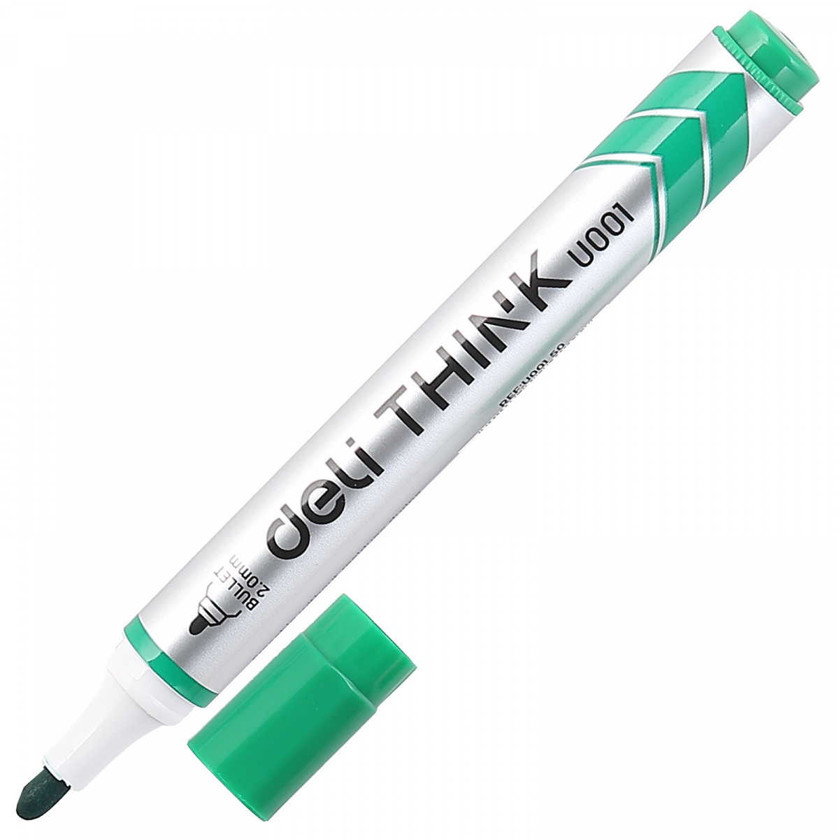 Маркер для доски 2мм зеленый круглый Think Deli /12