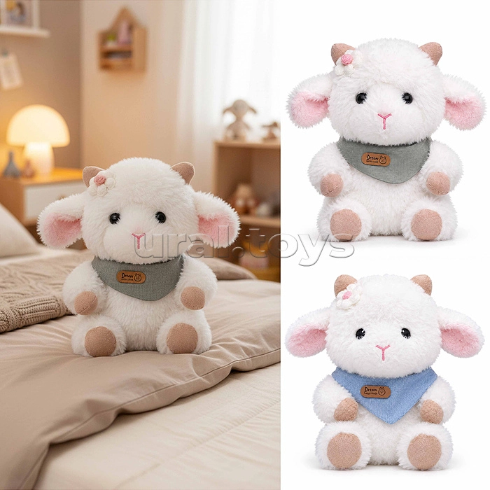 Игрушка мягкая Овечка Зефирка 21см Мишуткин (М)