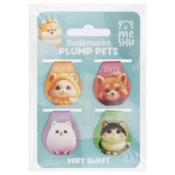 Закладка магнитная 4шт Plum pets MESHU