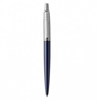 Ручка шар. Jotter Royal blue CT синий корп нерж сталь М син-черные