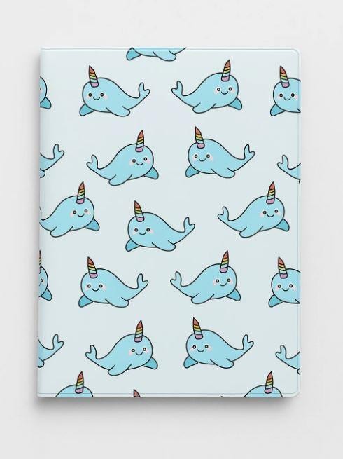 Обложка для паспорта пвх Cute Whale