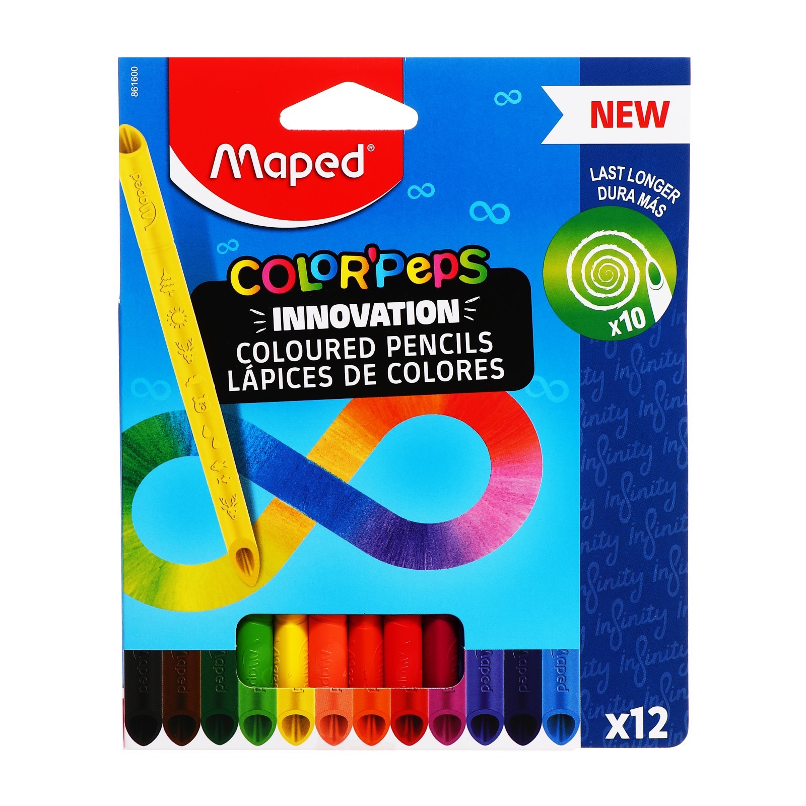 Карандаши 12цв трехгран COLOR'PEPS INFINITY Maped //12