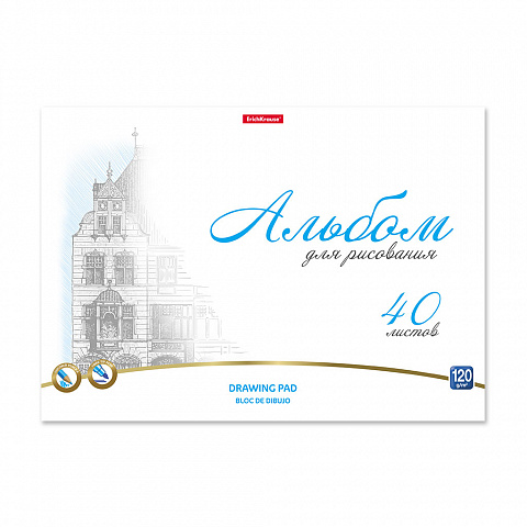 Альбом для рисования А4 40л склейка Towers Erich Krause /5
