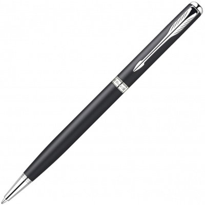 ruchka-sharikovaya-parker-sonnet-slim-k429-mattblack-ct-1144
