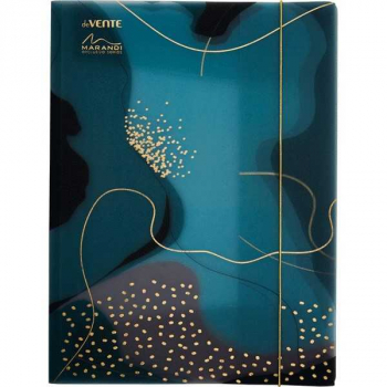 Папка-уголок А4 180мкм Morandi Sparkle DeVente /12