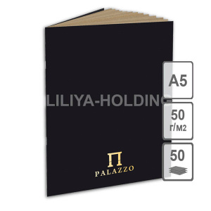 Блокнот д/эскизов А5 50л 50г/м2 на скрепке крафт-бумага PALAZZO