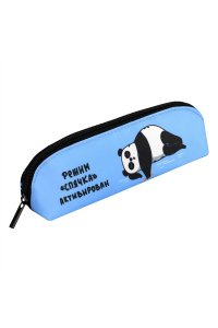 Пенал-косметичка 200*65*55мм полиэстер на молнии Панда Феникс