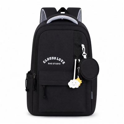 Рюкзак 1отд 4карм 44*28*15см полиэстер черный MERLIN