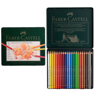 Карандаши 24цв Polychromos профессиональные FC