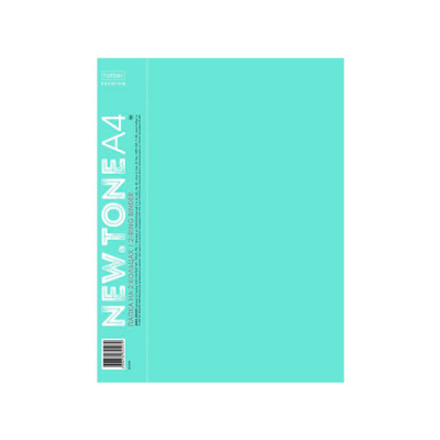 Папка пласт на 2-х кольцах А4 40мм Premium NEWtone Pastel Мята Hatber