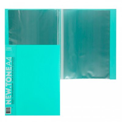 Папка пласт 20вкл 14мм Premium NEWtone PASTEL Мята Hatber