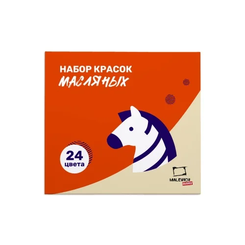 Краски масляные 24цв*12мл в тубе базовый Хобби Малевичъ