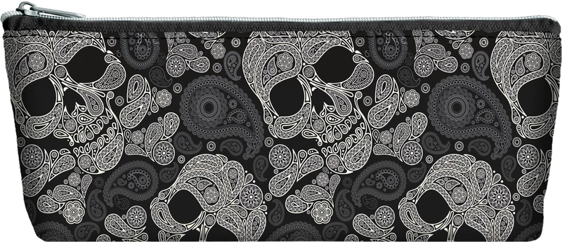 Пенал-косметичка 220*85*40мм ткань на молнии FASHION PAISLEY Lamark