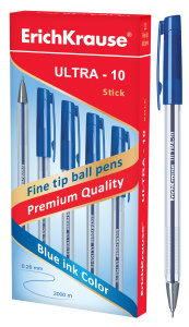 Ручка шар Ultra L-10 0,7мм синяя ЕК