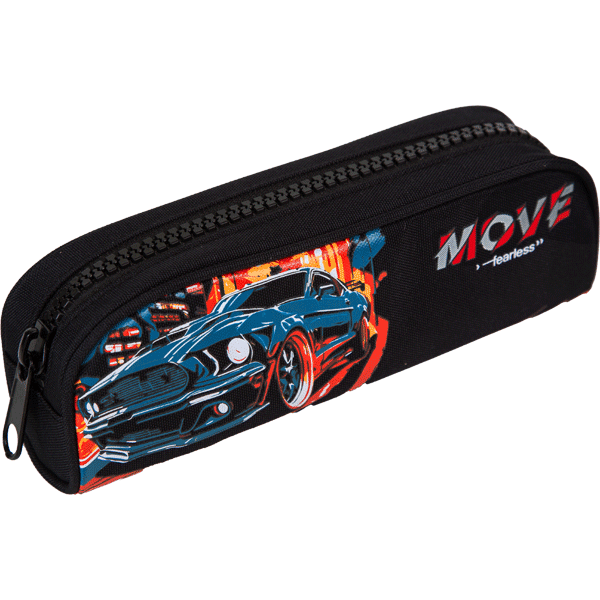 Пенал-косметичка 220*75*55мм ткань на молнии Move deVente