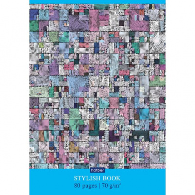 Тетрадь 40л А4 в точечку Stylish book Hatber